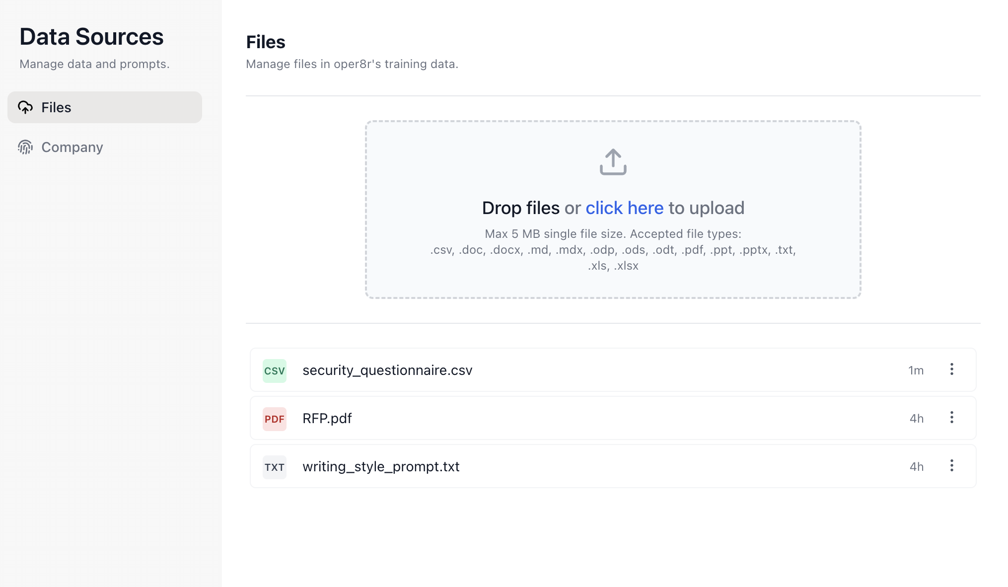Files