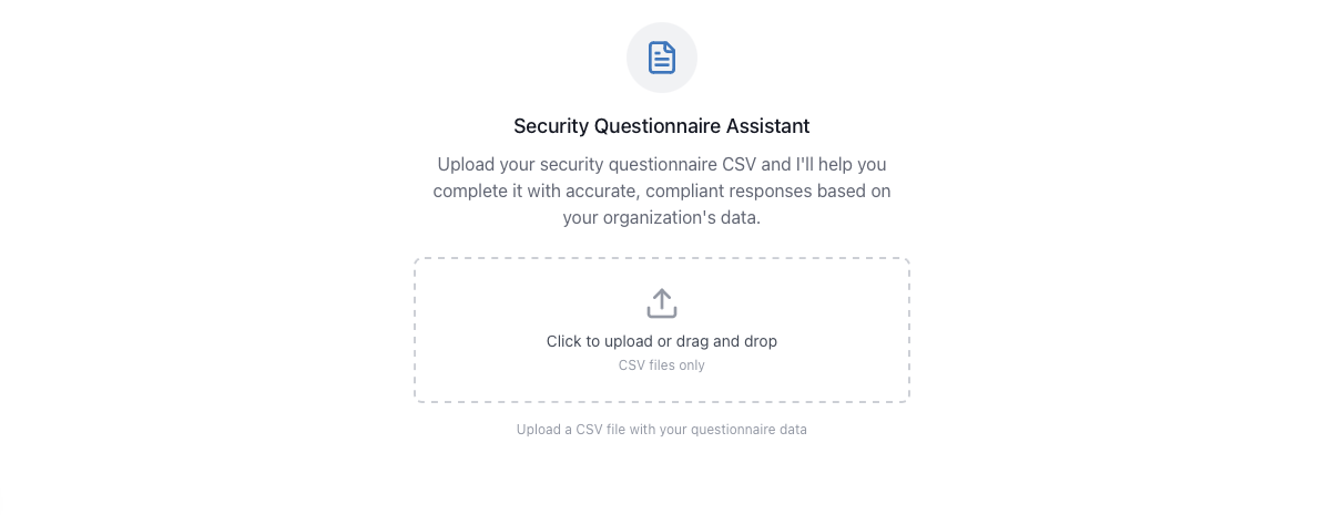Upload CSV