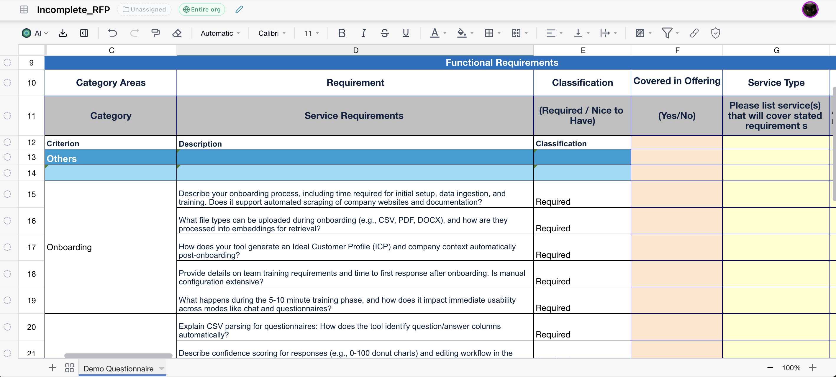 oper8r spreadsheet editor with Excel-like interface and multi-sheet workbook support Full-featured spreadsheet grid with cell editing and multi-sheet tabs at the bottom